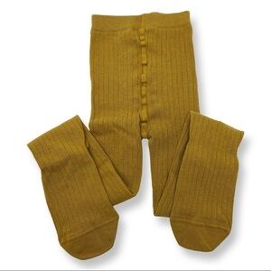 The Simple Folk The Ribbed Tight. Ochre. 2-4 Year. New With Tags